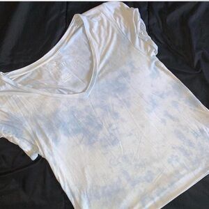 Women's American Eagle Soft Light Blue V-Neck Top